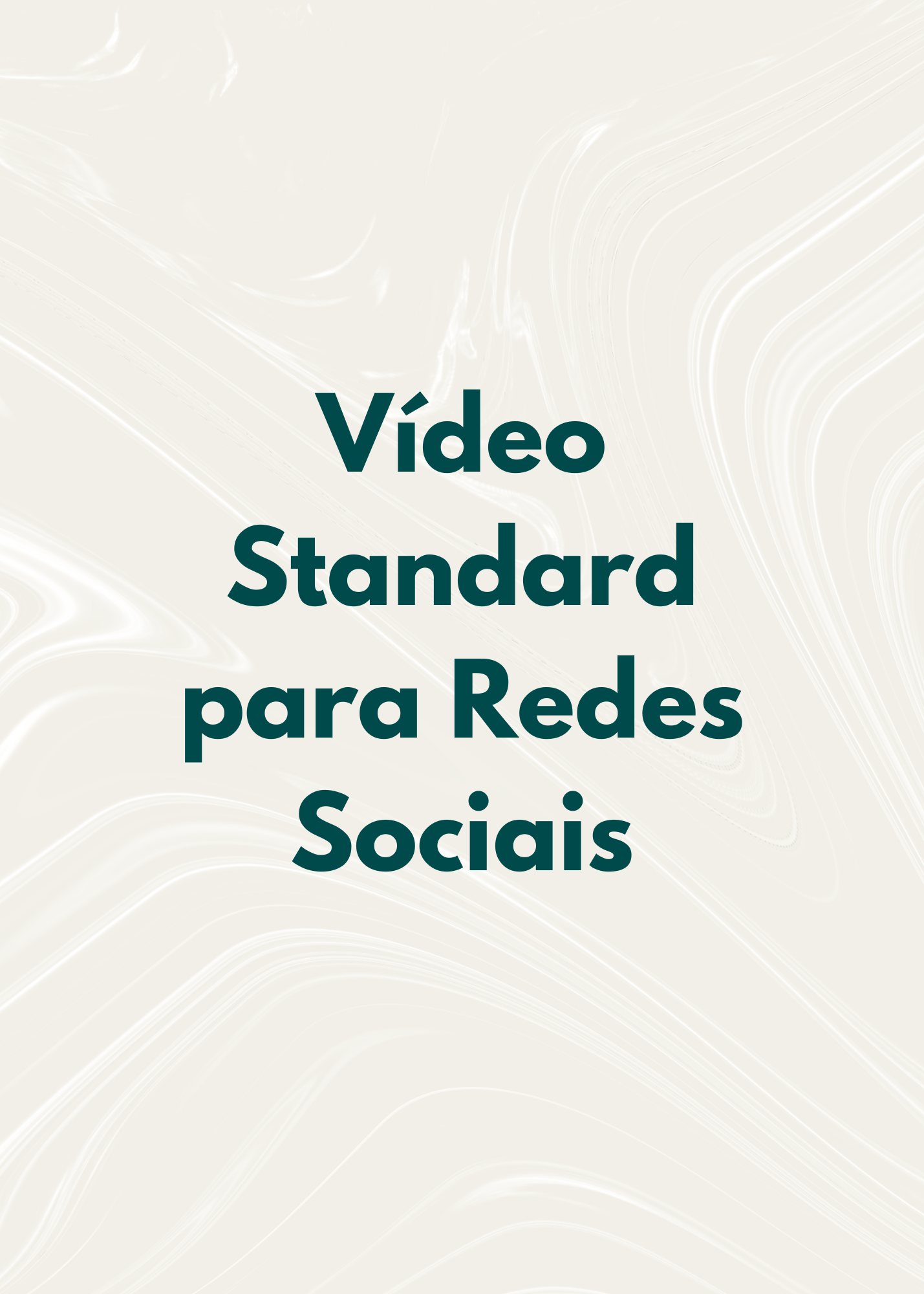 Vídeo standard para redes sociais