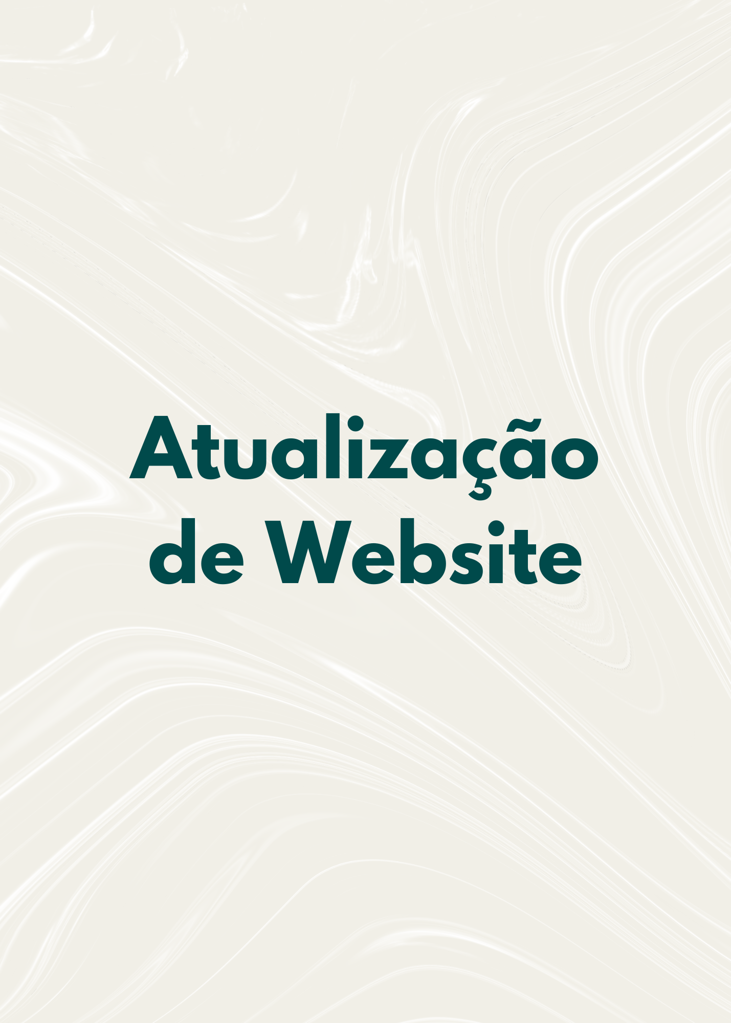 Atualização de website