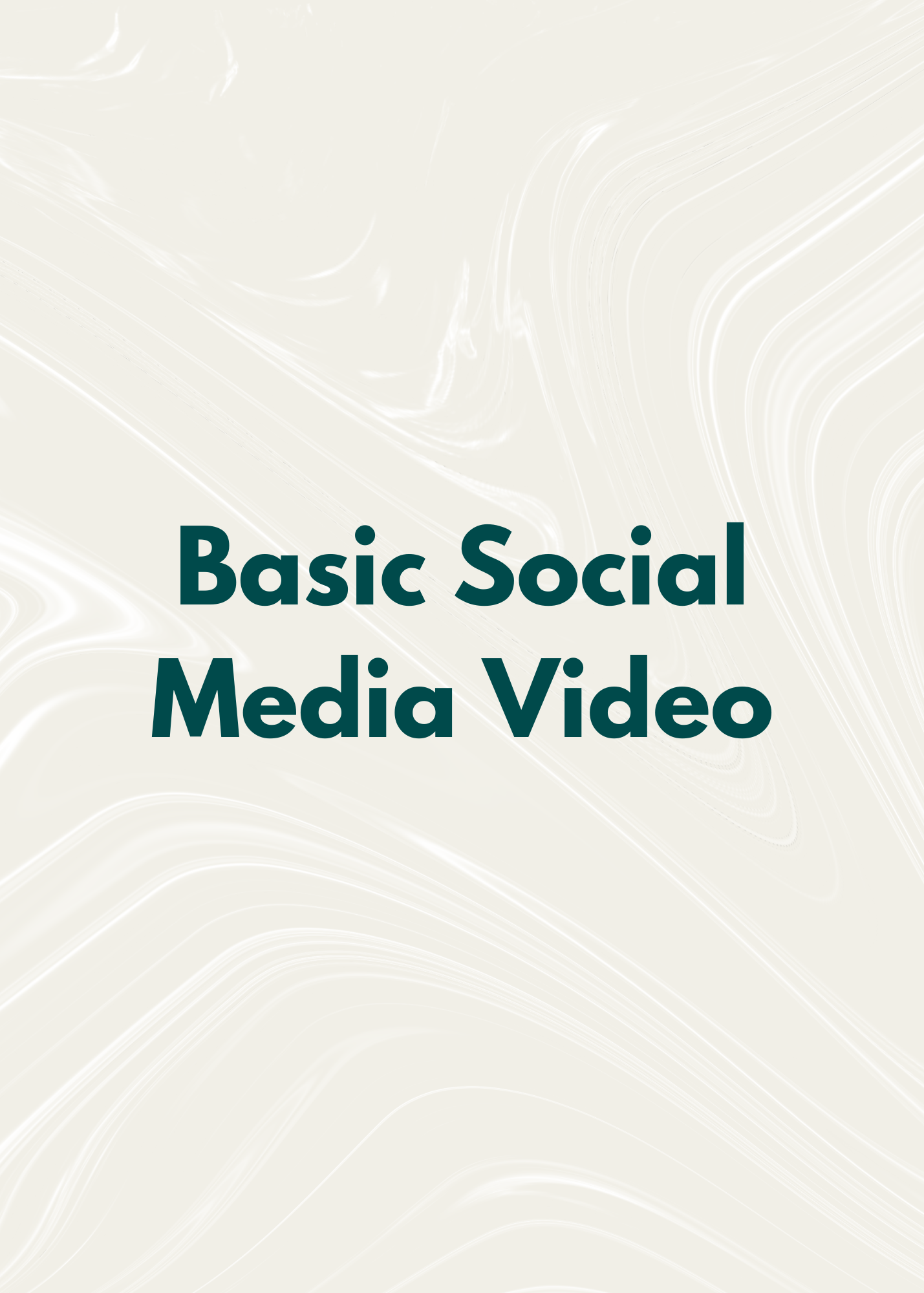 Basic Social Media Video